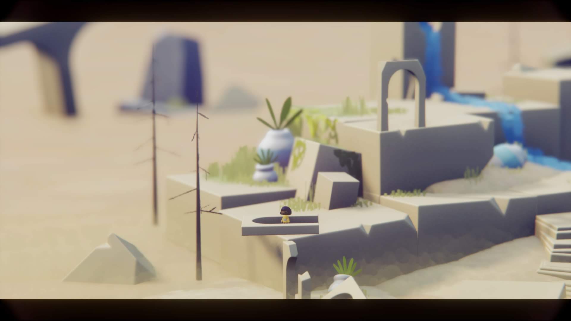 بعض من مفهوم الفن الخاص بـ HalfUp لـ The Sandgardens.