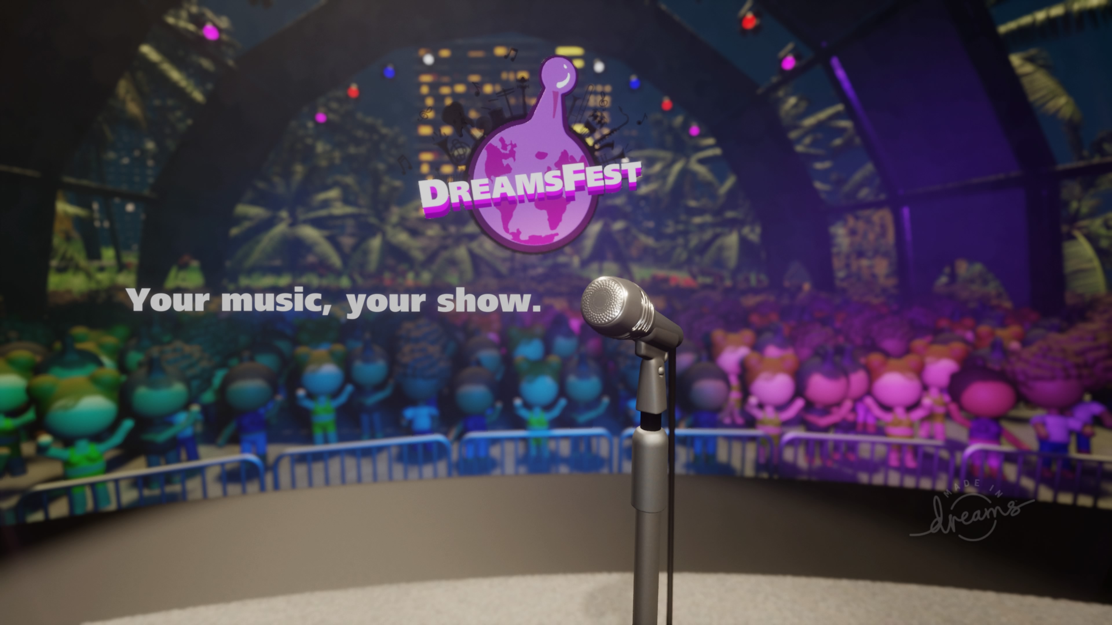 Imagen promocional del festival de música organizado por la coMmunidad, el DreamsFest.